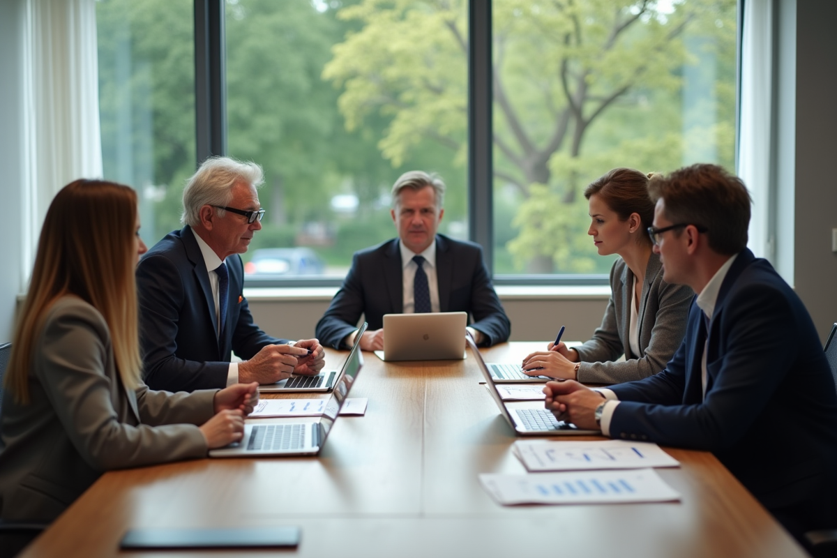 Réunion de professionnels aux styles de management variés